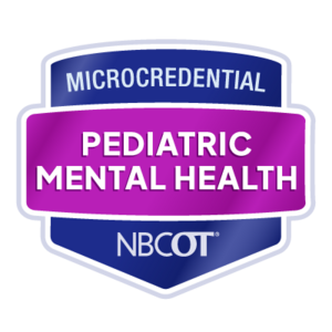 Microcredential Pediatric Mental Health digital badge
