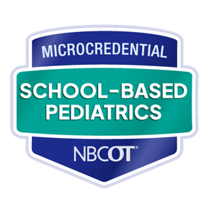 Microcredential School-Based Pediatrics digital badge